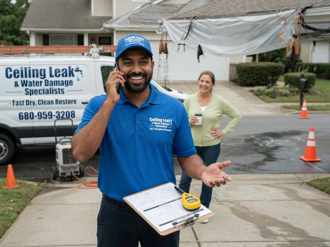Ceiling Leak Cleanup Gann Valley, SD FAQs
